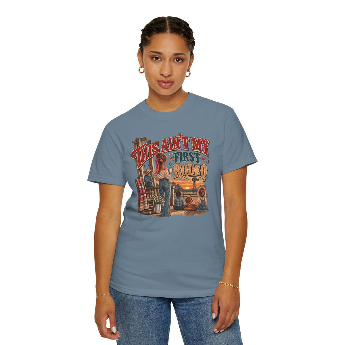This Ain’t My First Rodeo T-Shirt | Western Mom Comfort Colors Tee