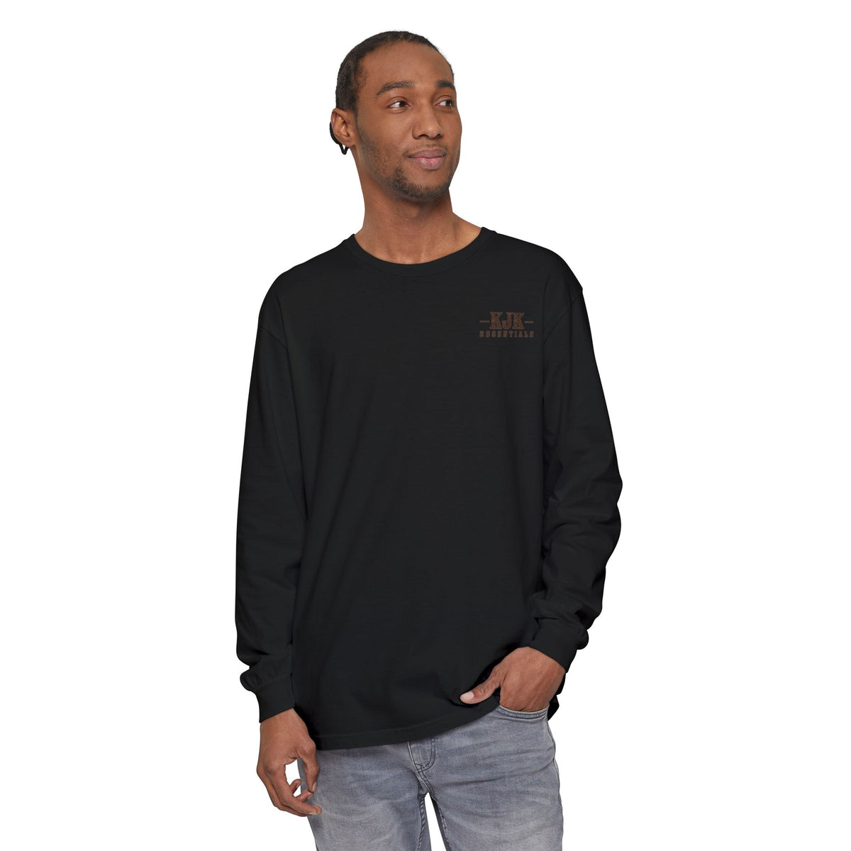 Everybody's Merry But My Wallet | Western Santa Christmas Long Sleeve Tee for Dad