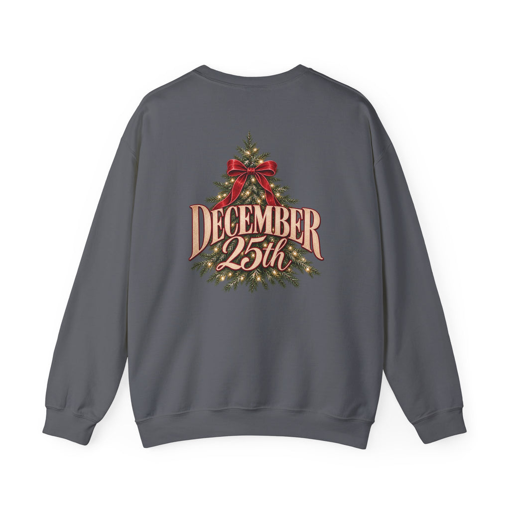 Western Christmas Sweatshirt | December 25th Cowboy Boots Crewneck