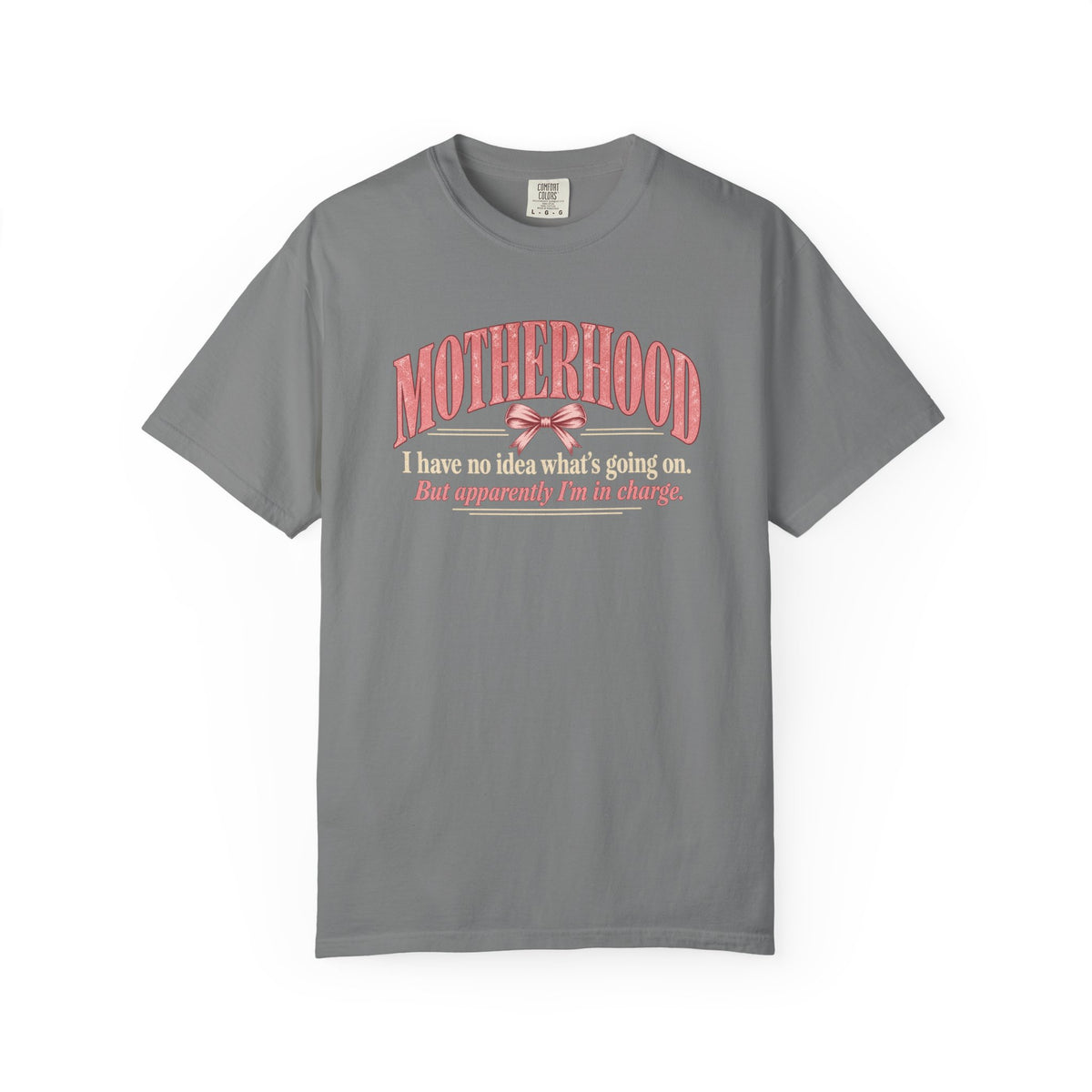 Motherhood T-Shirt | Funny Mom Comfort Colors Tee | Vintage Mom Shirt