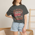 Motherhood Powered by Love & Questionable Decisions T-Shirt | Funny Mom Tee