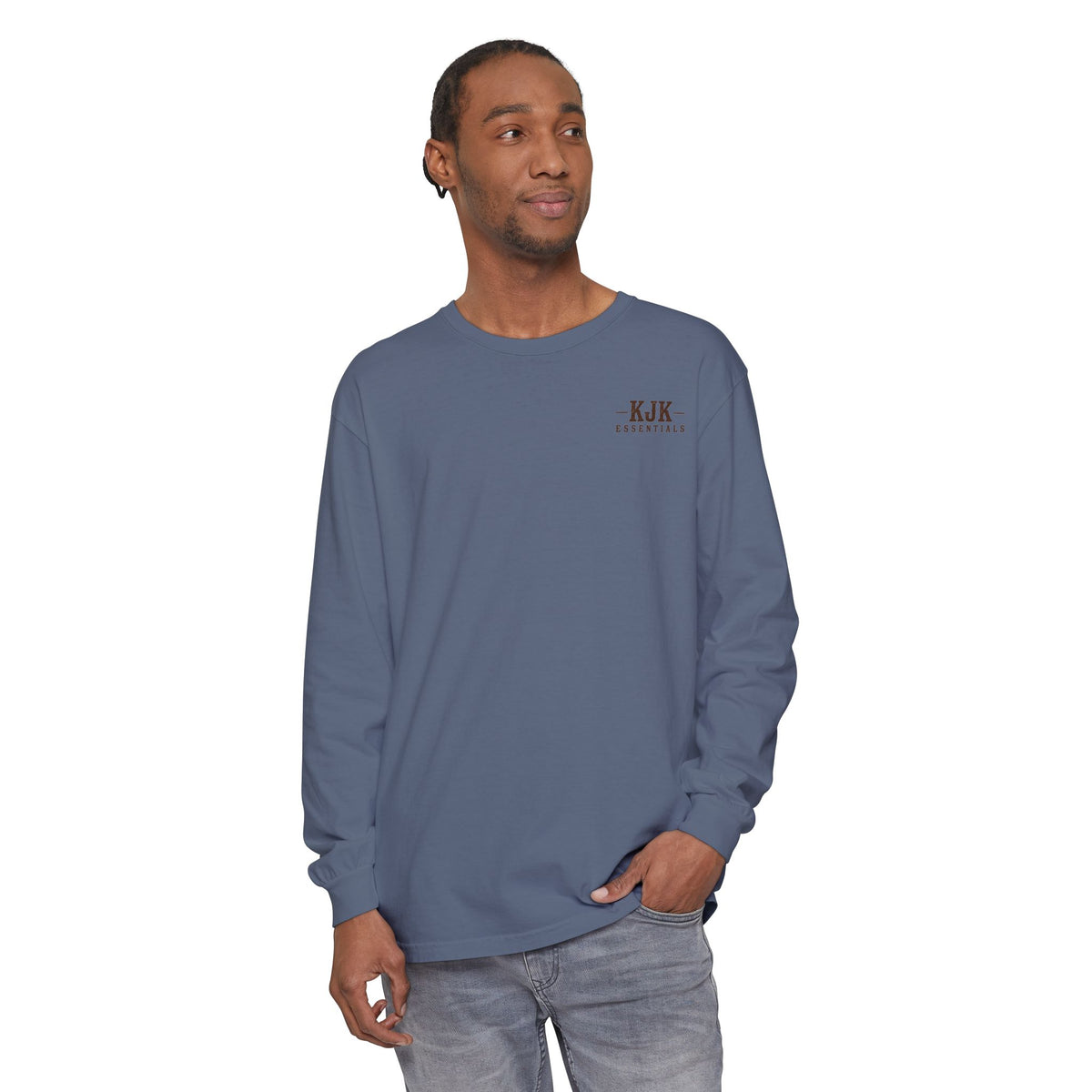 Everybody's Merry But My Wallet | Western Santa Christmas Long Sleeve Tee for Dad