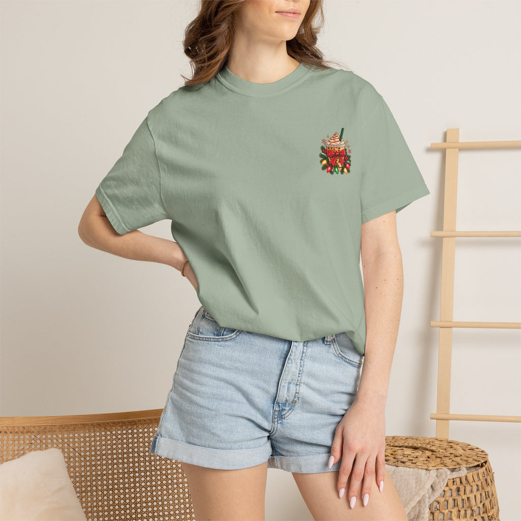 All I Need Is Coffee & Christmas Lights | Comfort Colors Graphic Tee