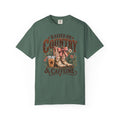Raised on Country & Caffeine T-Shirt | Western Comfort Colors Tee