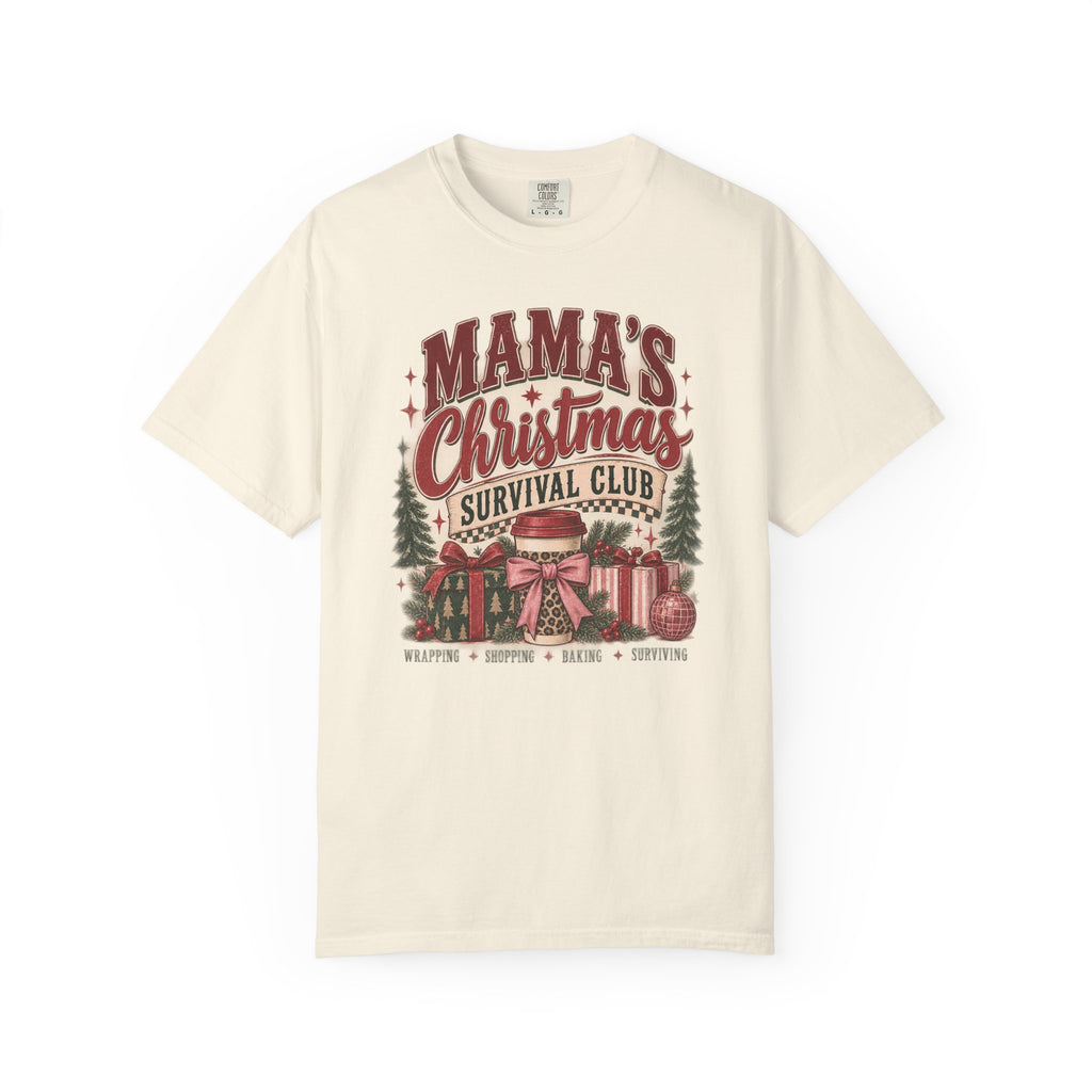Mama's Christmas Survival Club | Vintage Christmas Graphic Tee