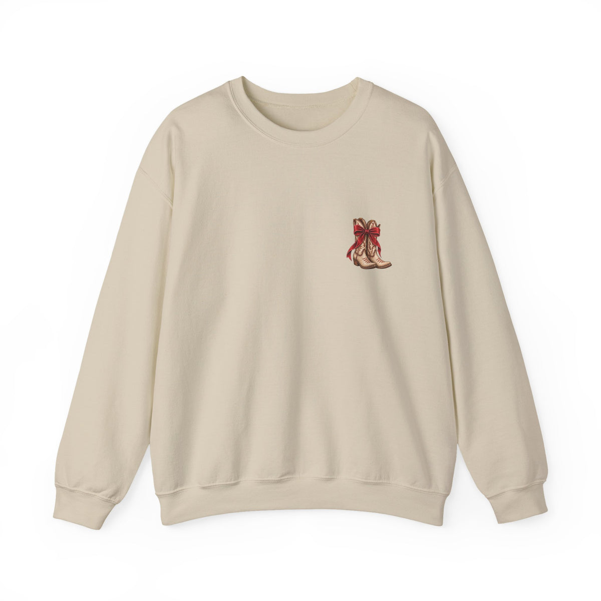 Western Christmas Sweatshirt | December 25th Cowboy Boots Crewneck