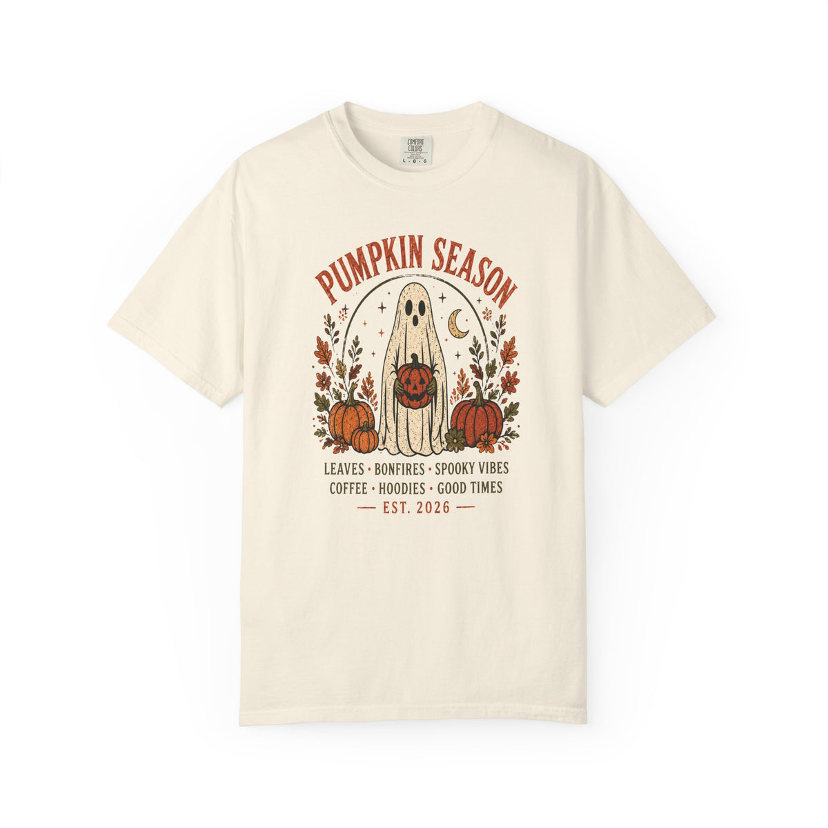 Pumpkin Season Vintage Halloween Tee/ Comfort Colors Fall Graphic Shirt