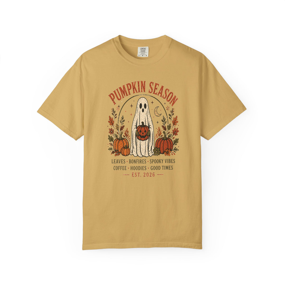 Pumpkin Season Vintage Halloween Tee/ Comfort Colors Fall Graphic Shirt