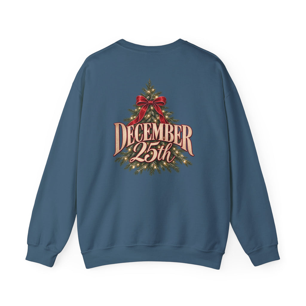 Western Christmas Sweatshirt | December 25th Cowboy Boots Crewneck