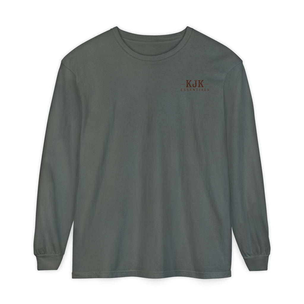 Everybody's Merry But My Wallet | Western Santa Christmas Long Sleeve Tee for Dad